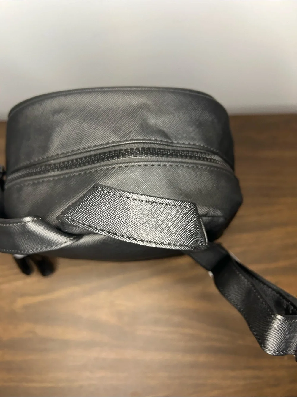 Marc Tetro French Bulldog Mini Backpack Black Vegan Leather NWT